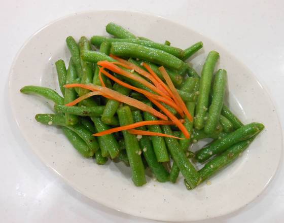 Sauteed Fresh Green Beans with Garlic (Dimsum) 蒜蓉炒鮮四季豆